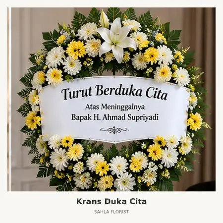 Krans Bunga Duka Gading Serpong